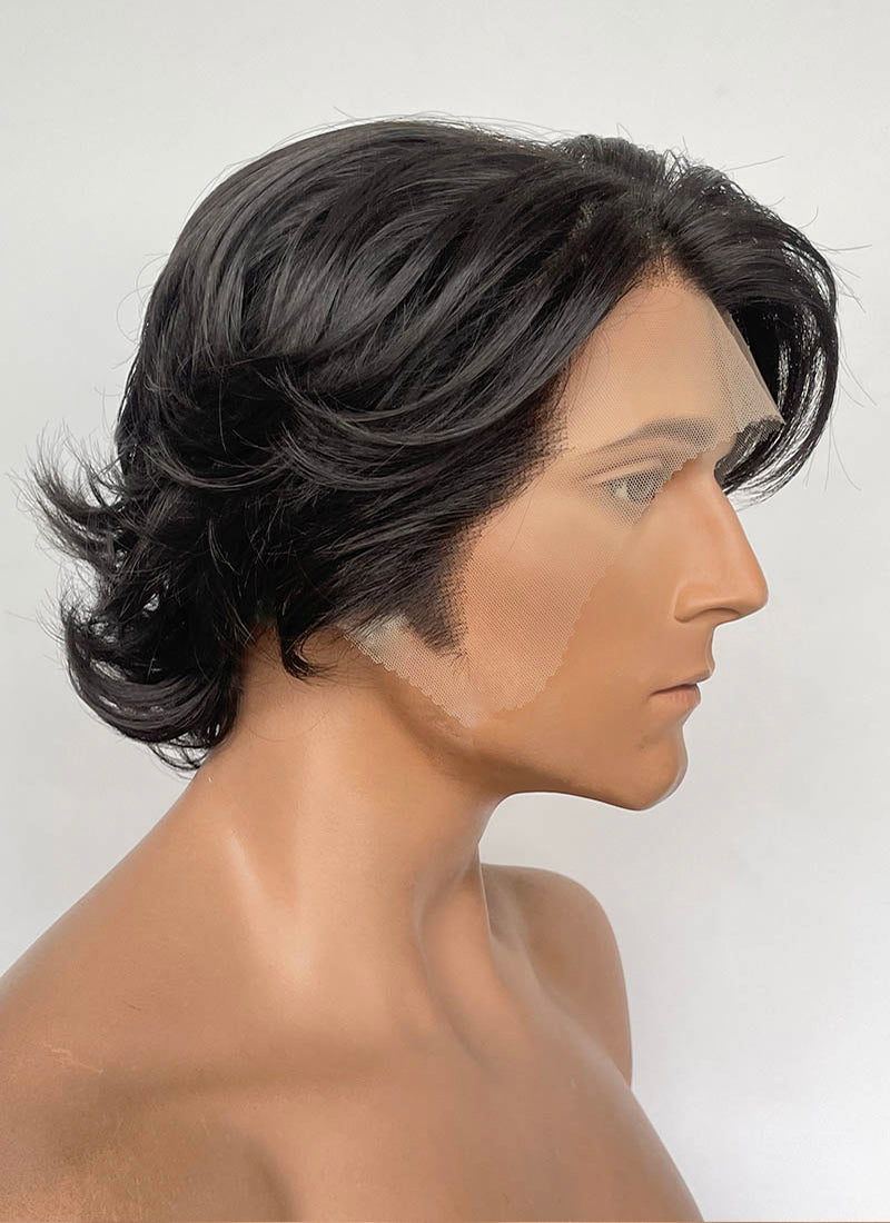 Star Wars: Andor Cassian Andor Black Wavy Lace Front Synthetic Men's Wig LF8055