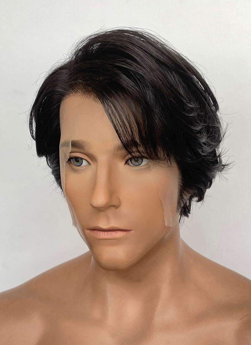 Star Wars: Andor Cassian Andor Black Wavy Lace Front Synthetic Men's Wig LF8055