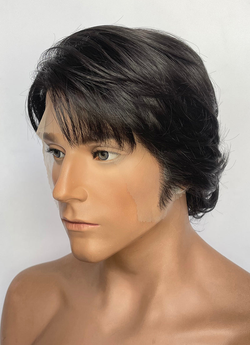 Star Wars: Andor Cassian Andor Black Wavy Lace Front Synthetic Men's Wig LF8055