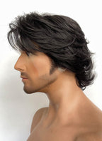 Star Wars: Andor Cassian Andor Black Wavy Lace Front Synthetic Men's Wig LF8055
