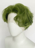 Green Wavy Lace Front Synthetic Hair Men's Wig LF8056