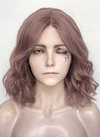 Elden Ring Melina Pastel Pale Plum Wavy Lace Front Synthetic Hair Wig LF8058