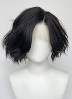 Lies of P Jet Black Wavy Lace Front Synthetic Men's Wig LF8059