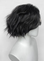 Lies of P Jet Black Wavy Lace Front Synthetic Men's Wig LF8059