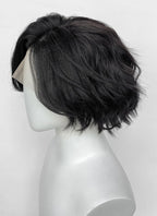 Lies of P Jet Black Wavy Lace Front Synthetic Men's Wig LF8059