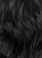 Lies of P Jet Black Wavy Lace Front Synthetic Men's Wig LF8059