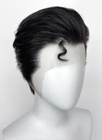 Superman Black Straight Lace Front Synthetic Men's Wig LF8060