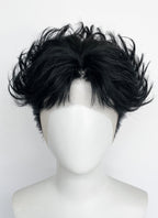 DAN DA DAN Ken Takakura Okarun Black Wavy Lace Front Synthetic Men's Wig LF8063