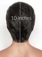 Brunette Straight Lace Front Synthetic Hair Men's Wig NM030