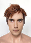 Dispatch Robert Robertson III Mecha Man Brown Straight Lace Front Synthetic Men's Wig LF8089