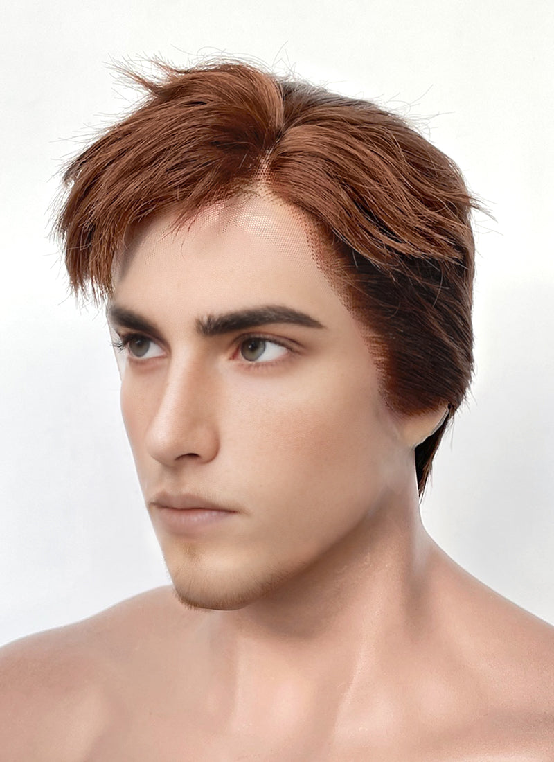 Dispatch Robert Robertson III Mecha Man Brown Straight Lace Front Synthetic Men's Wig LF8089