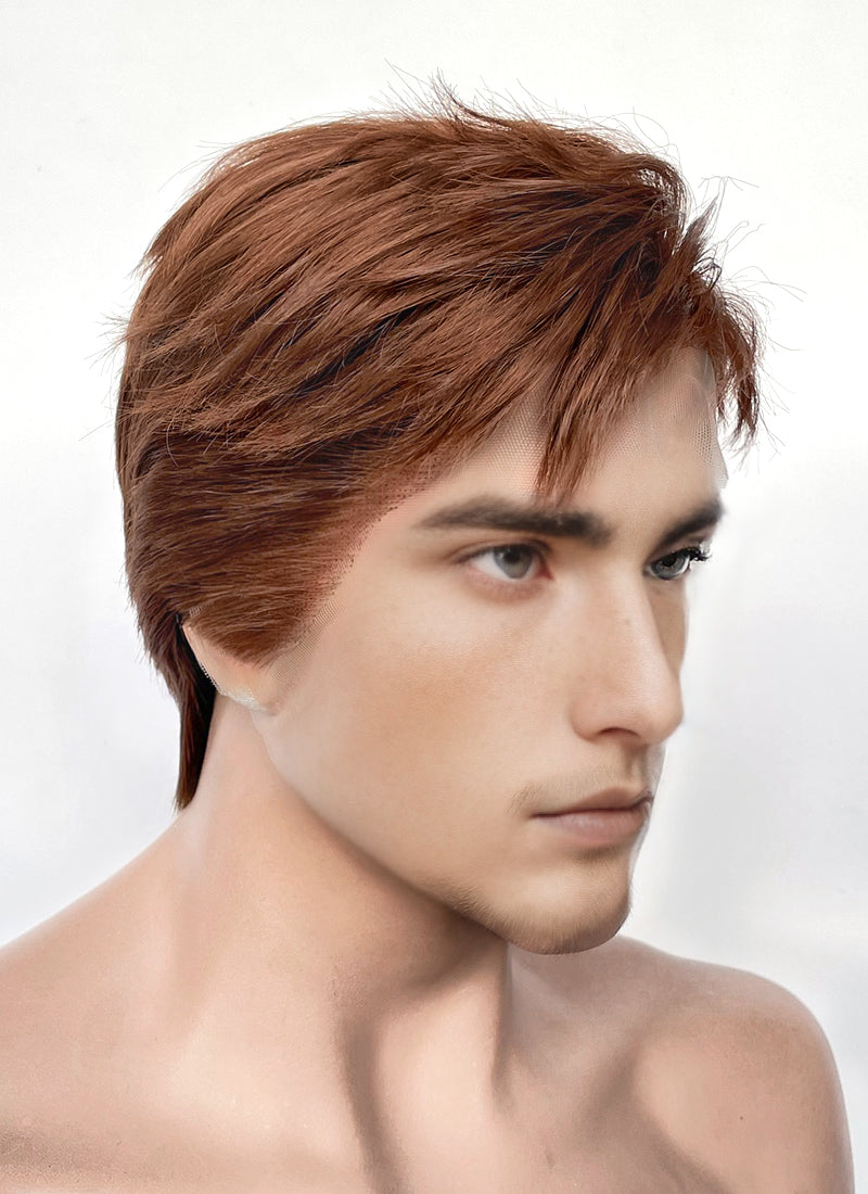 Dispatch Robert Robertson III Mecha Man Brown Straight Lace Front Synthetic Men's Wig LF8089