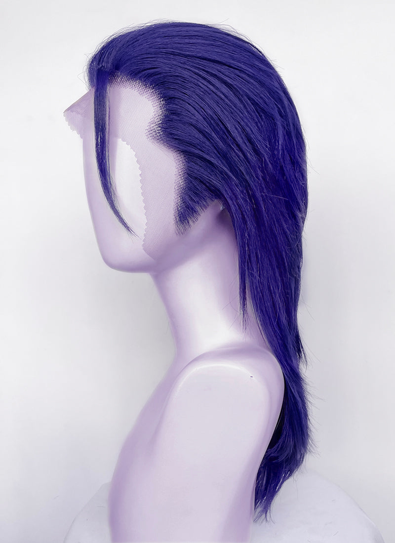 The Mighty Nein Mollymauk Tealeaf Purple Straight Lace Front Synthetic Men's Wig LF8091