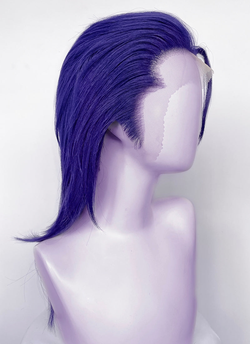 The Mighty Nein Mollymauk Tealeaf Purple Straight Lace Front Synthetic Men's Wig LF8091