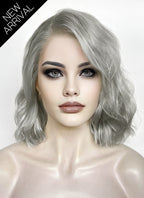 Baldur's Gate 3 Isobe Grey Wavy Lace Front Synthetic Wig LF8092