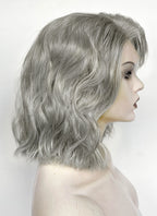 Baldur's Gate 3 Isobe Grey Wavy Lace Front Synthetic Wig LF8092