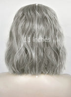 Baldur's Gate 3 Isobe Grey Wavy Lace Front Synthetic Wig LF8092