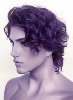 The Mighty Nein Mollymauk Tealeaf Purple Wavy Lace Front Synthetic Men's Wig LF8094