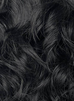 Sweeney Todd Black With Sliver Grey Wavy Lace Front Synthetic Men's Wig LF8095