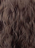 Frankenstein 2025 The Creature Brown With Sliver Grey Wavy Lace Front Synthetic Men's Wig LF8096