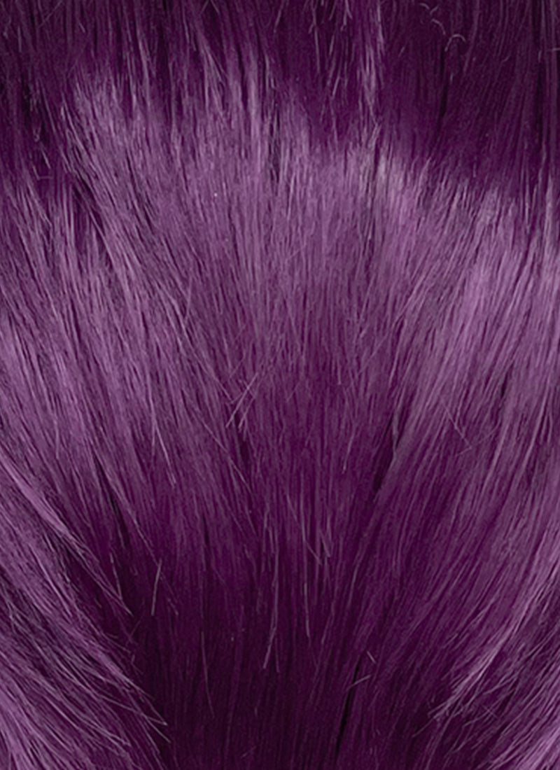 Purple Straight Lace Front Synthetic Hair Wig LF8097