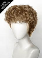 Percy Jackson and the Olympians Percy Jackson Medium Blonde Curly Lace Front Synthetic Men's Wig LF8099