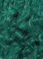 Green Curly Lace Front Synthetic Men's Wig LF8100A