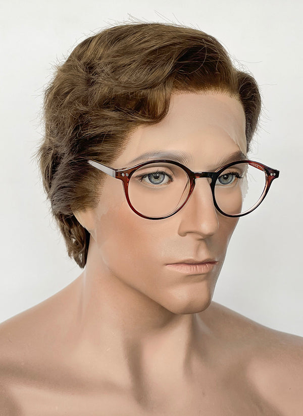 Stranger Things Henry Creel Vecna Brown Wavy Lace Front Synthetic Men's Wig LF8101