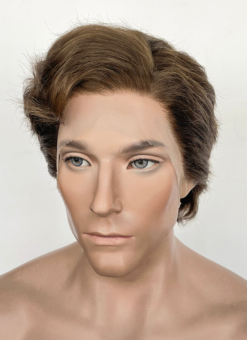 Stranger Things Henry Creel Vecna Brown Wavy Lace Front Synthetic Men's Wig LF8101