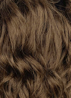 Brown Wavy Lace Front Synthetic Men's Wig NM032