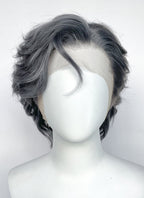 Clair Obscur: Expedition 33 Renoir Charcoal Grey Wavy Lace Front Synthetic Men's Wig LF8102