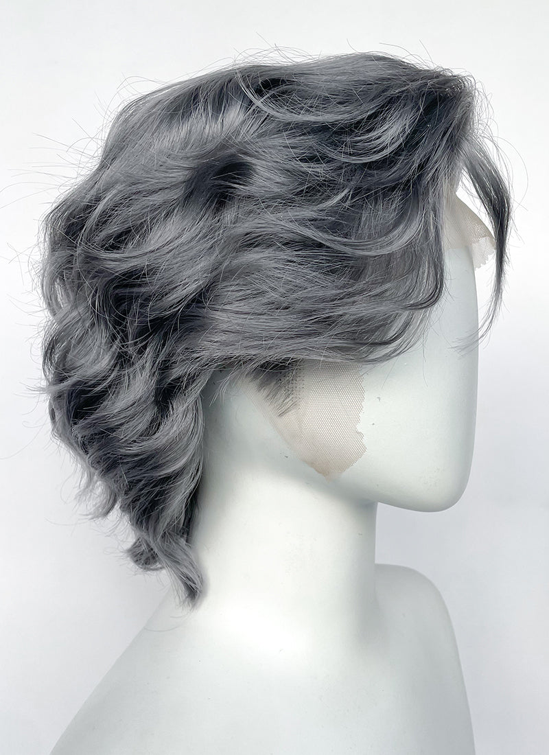 Clair Obscur: Expedition 33 Renoir Charcoal Grey Wavy Lace Front Synthetic Men's Wig LF8102