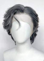 Clair Obscur: Expedition 33 Renoir Charcoal Grey Wavy Lace Front Synthetic Men's Wig LF8102