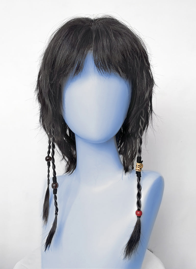 Avatar: fire and ash Kiri Black Braided Lace Front Synthetic Wig LF8106