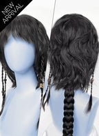 Avatar: fire and ash Kiri Black Braided Lace Front Synthetic Wig LF8106