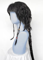 Avatar: fire and ash Kiri Black Braided Lace Front Synthetic Wig LF8106