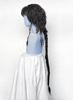 Avatar: fire and ash Kiri Black Braided Lace Front Synthetic Wig LF8106