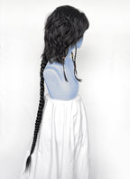 Avatar: fire and ash Kiri Black Braided Lace Front Synthetic Wig LF8106