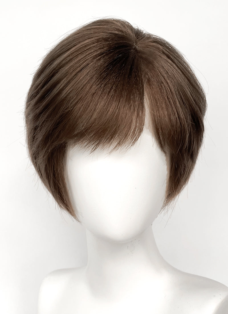 Resident Evil Rebecca Chambers Brunette Straight Lace Front Synthetic Wig LF8115