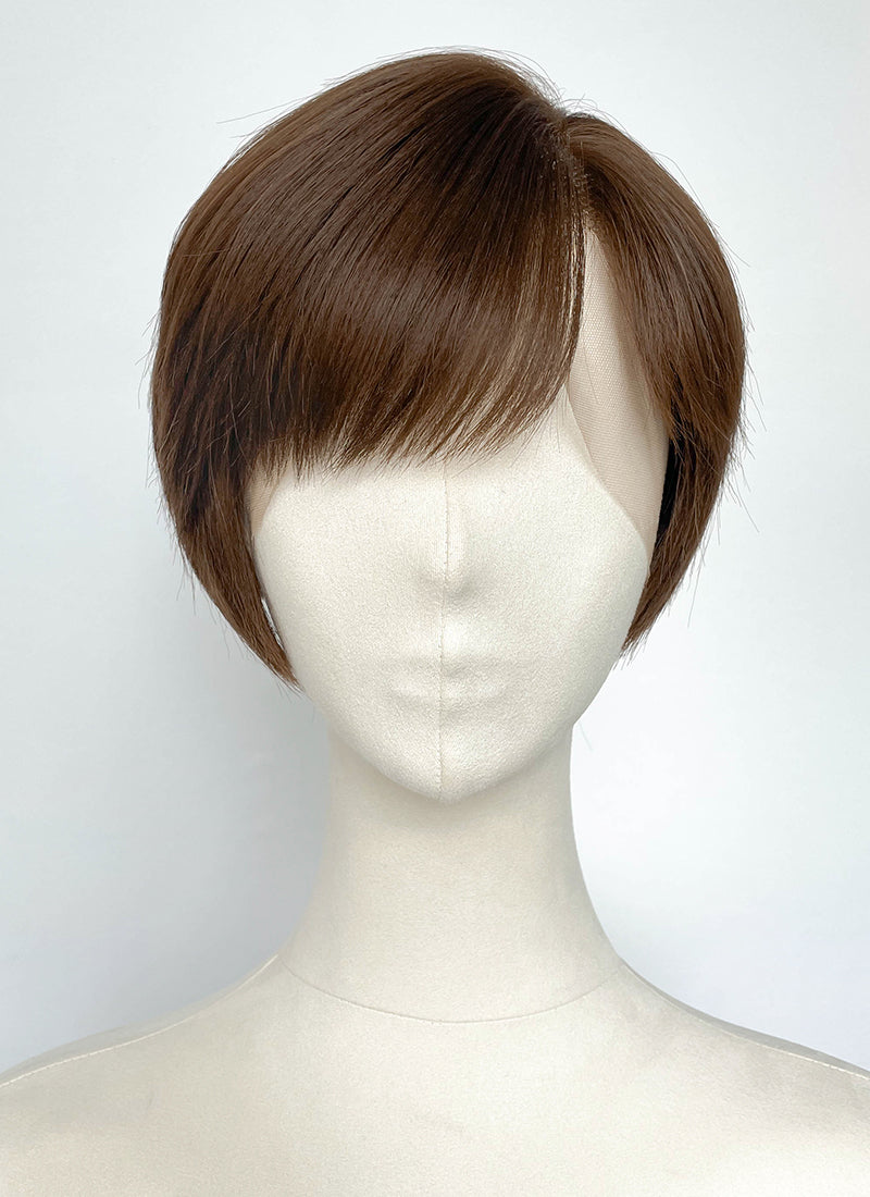 Resident Evil Rebecca Chambers Brunette Straight Lace Front Synthetic Wig LF8115