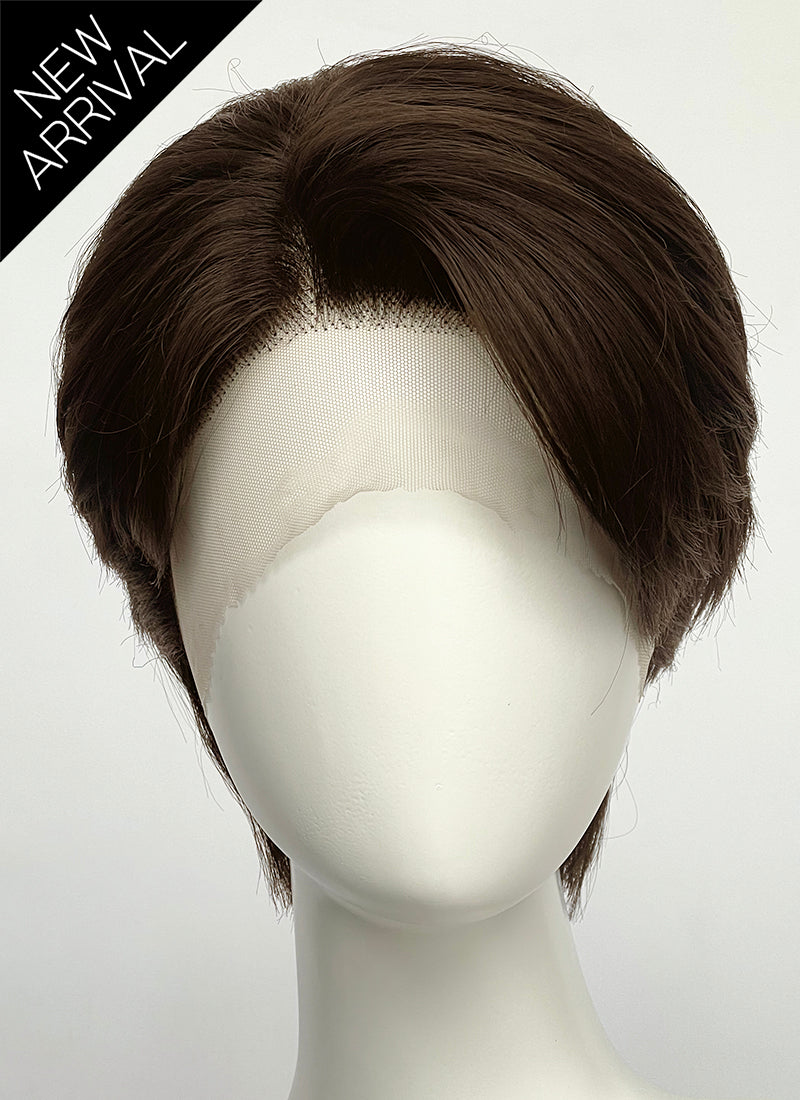 The Boys Soldier Boy Brunette Straight Lace Front Synthetic Men's Wig LF8117