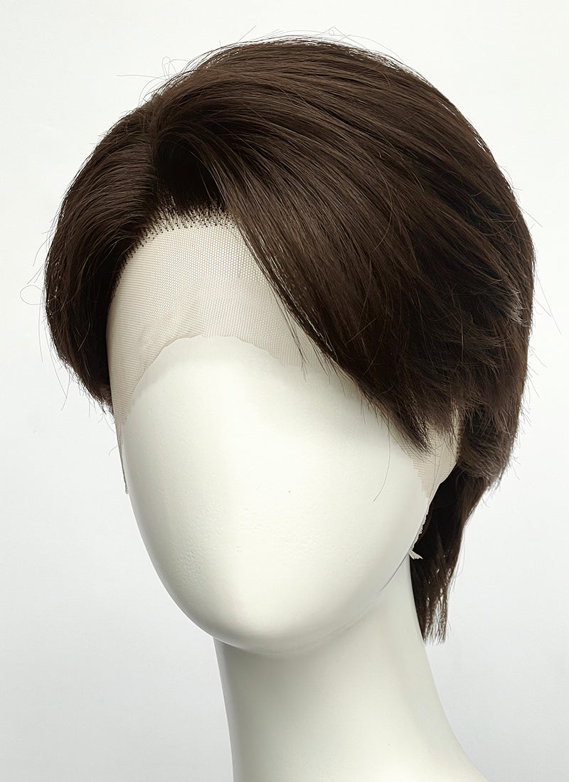 The Boys Soldier Boy Brunette Straight Lace Front Synthetic Men's Wig LF8117