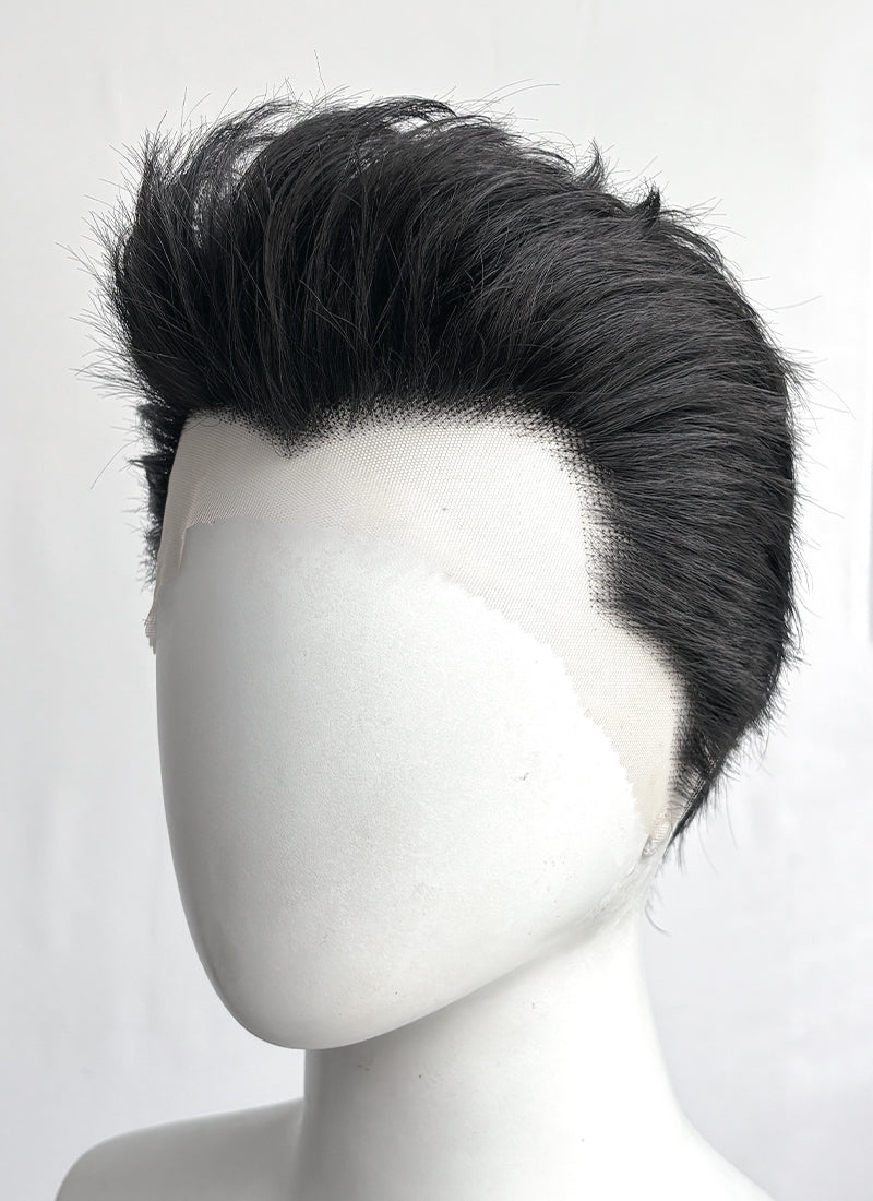 The Boys Billy Butcher Black Straight Lace Front Synthetic Men's Wig LF8118