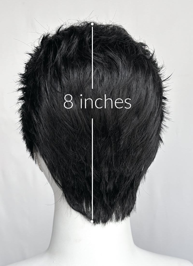 The Boys Billy Butcher Black Straight Lace Front Synthetic Men's Wig LF8118
