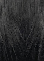 Final Fantasy VIII Rinoa Heartilly Straight Black Mixed Brown Lace Front Synthetic Wig LF8122