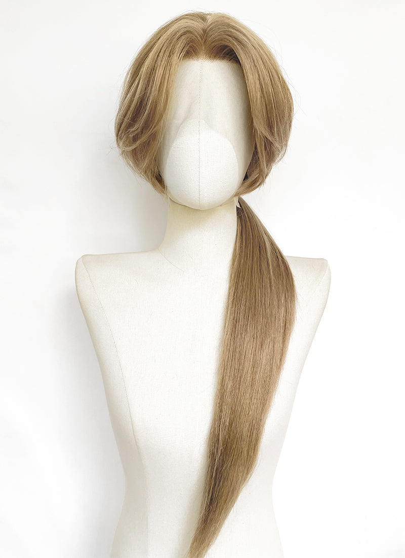 Medium Blonde Ponytail Lace Front Synthetic Hair Wig LF8123