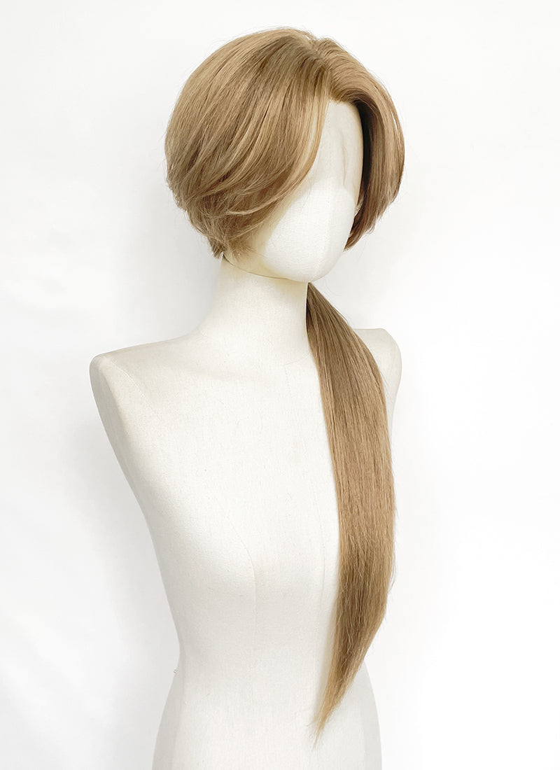 Medium Blonde Ponytail Lace Front Synthetic Hair Wig LF8123