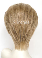 Medium Blonde Straight Lace Front Synthetic Men's Wig LF8124