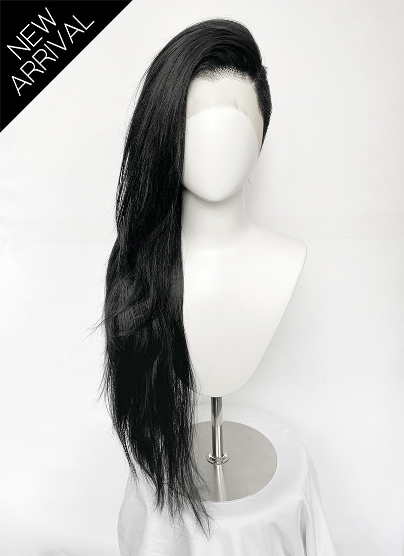 Long Lace Front Wig with Shaved Side -  3 Styles Available | Multiple Colors | Free 2 Wig Caps Included LF8126