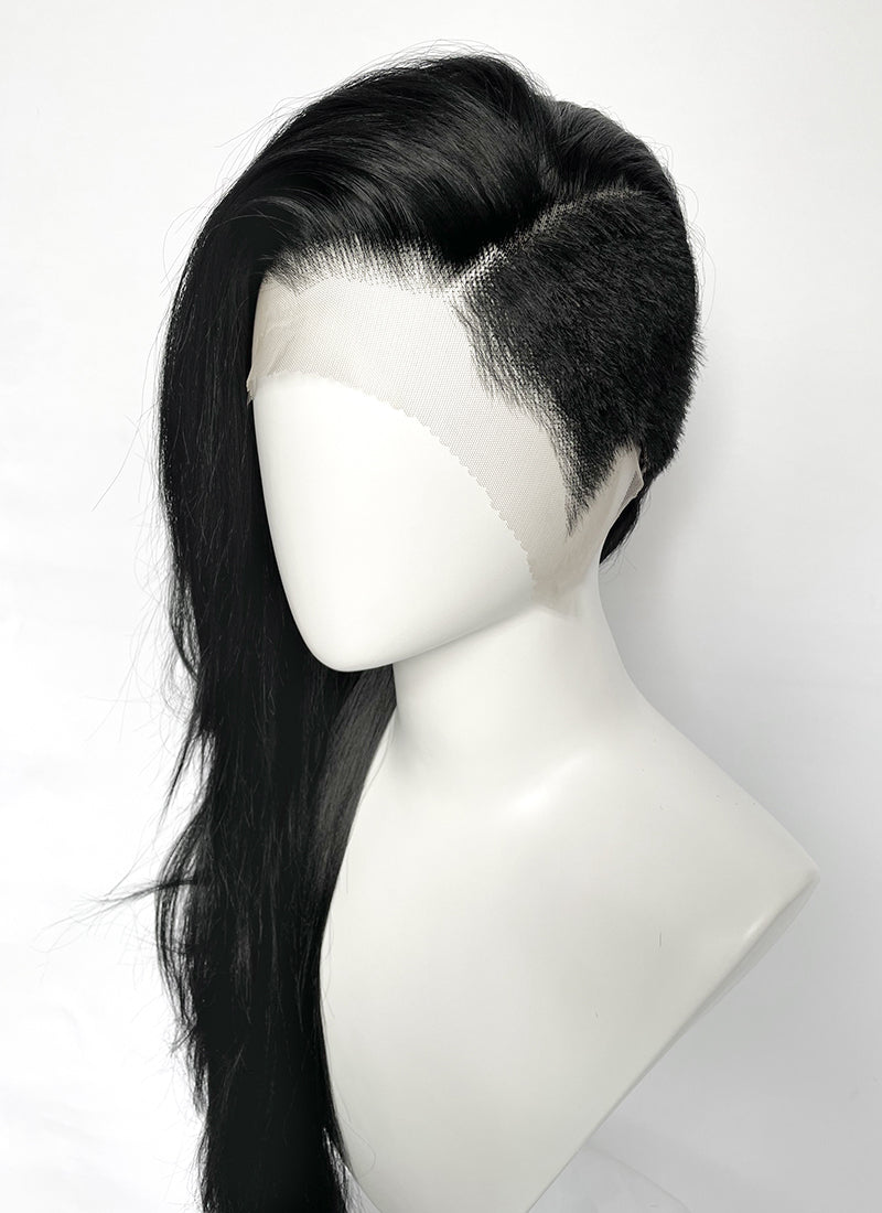 Long Lace Front Wig with Shaved Side -  3 Styles Available | Multiple Colors | Free 2 Wig Caps Included LF8126